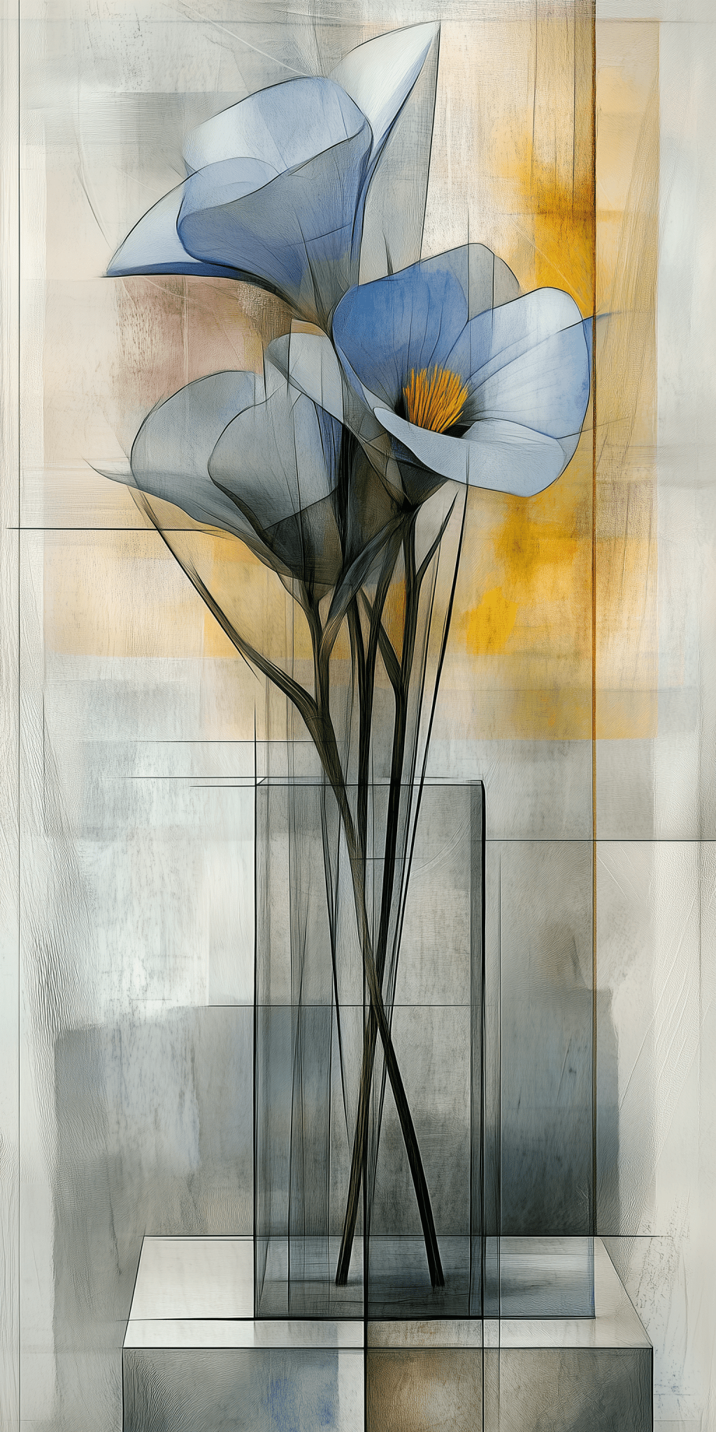 Flower Cubanism – 4&nbsp;images